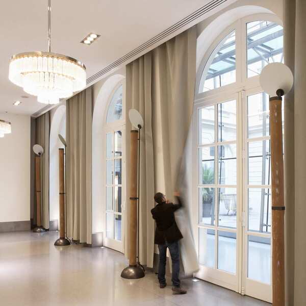 acoustic curtains in hotel